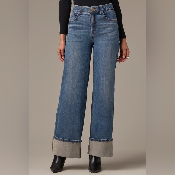 Wit & Wisdom Denim - Wit & Wisdom SKYRISE FIXED CUFF WIDE LEG JEANS